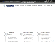 Tablet Screenshot of kalorgas.com
